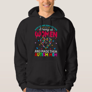 Autism Mum Autism Awareness Warriors Mama Motivati Hoodie