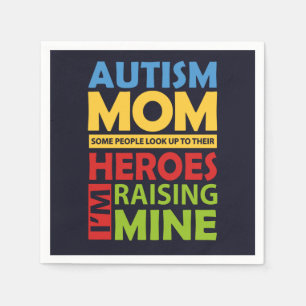 Autism Mum Awareness Campaign Napkin