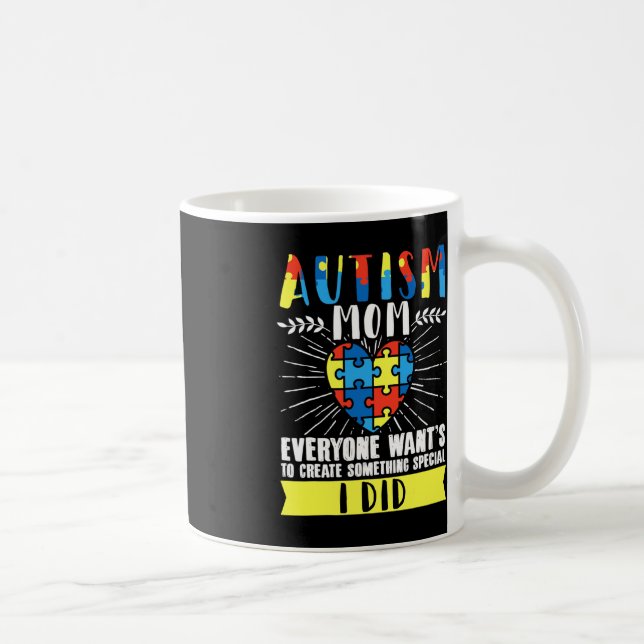 Autism Mum Awareness Disabilities  Coffee Mug (Right)