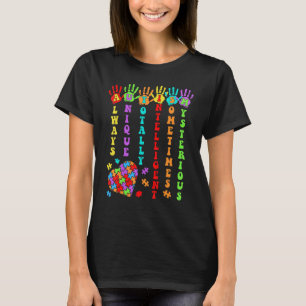 Autism Mum Dad Autism Awareness Autistic Kids Todd T-Shirt