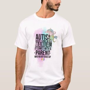 Autism Mum Dad Parent Slogan - Neurodiversity T-Shirt