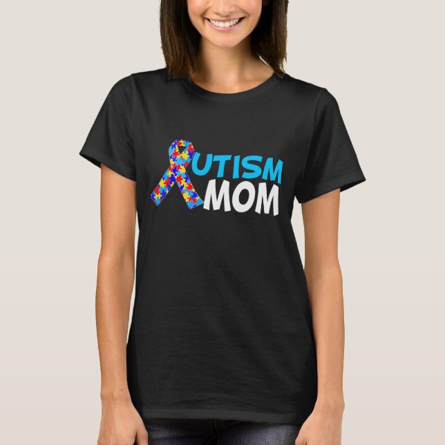 Autism Mum Dark T-Shirt (Front)
