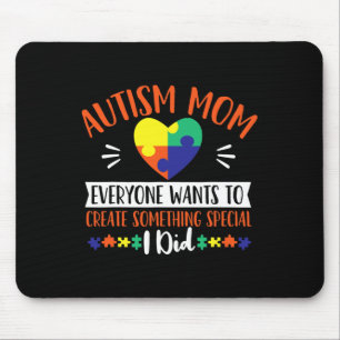 Autism Mum Disabilities Awareness Month Support  Mouse Pad