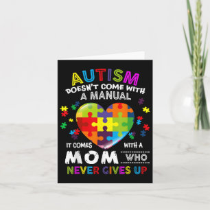 Autism Mum Doesnt Come With A Manual Women Autism Card