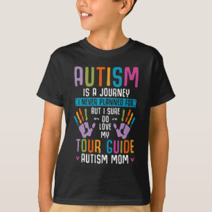 Autism Mum Family Member Support Autistic Children T-Shirt