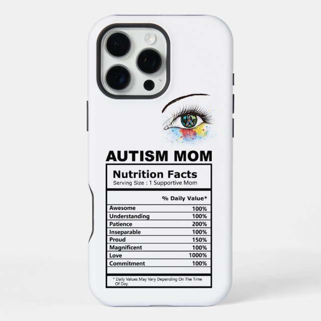 Autism Mum  iPhone Case (Back)