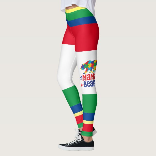 Autism Mum   - Leggings (Left)
