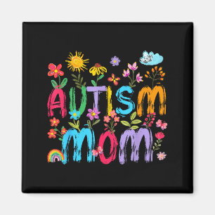 Autism mum mama autism awareness support daughter magnet