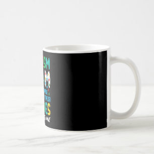 Autism Mum Messy Bun Raising Heroes ASD Awareness Coffee Mug