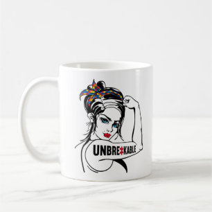 Autism Mum Mother Mama Unbreakable Rosie The Coffee Mug