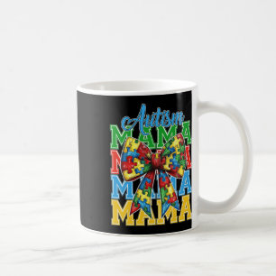 Autism Mum Neuro Diverse Coquette Bow Mama Mother' Coffee Mug