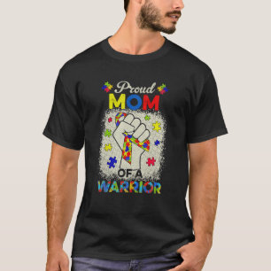 Autism Mum Of Autism Awareness Warrior Support Aut T-Shirt