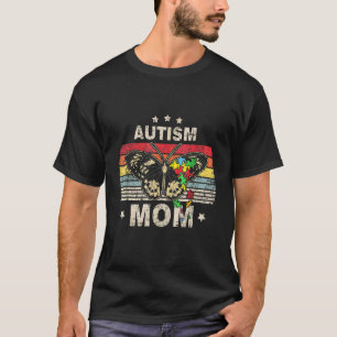 Autism Mum Proud Mum Awareness Month Mama Autistic T-Shirt