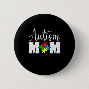 Autism Mum Puzzle Mother's Day 6 Cm Round Badge