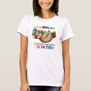 Autism Mum - Sloth T-Shirt