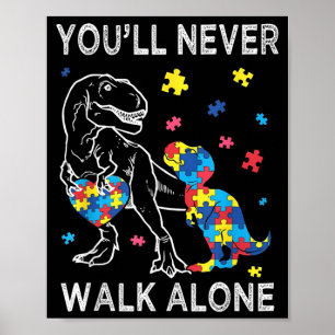 Autism Mum Son Support Alone Parents Youll Never Poster