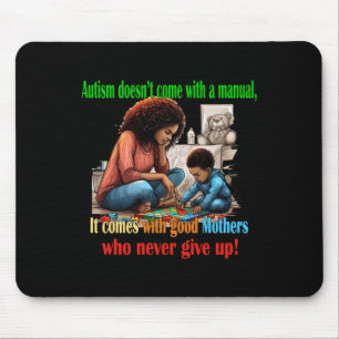 Autism Mum Sticker Mouse Pad