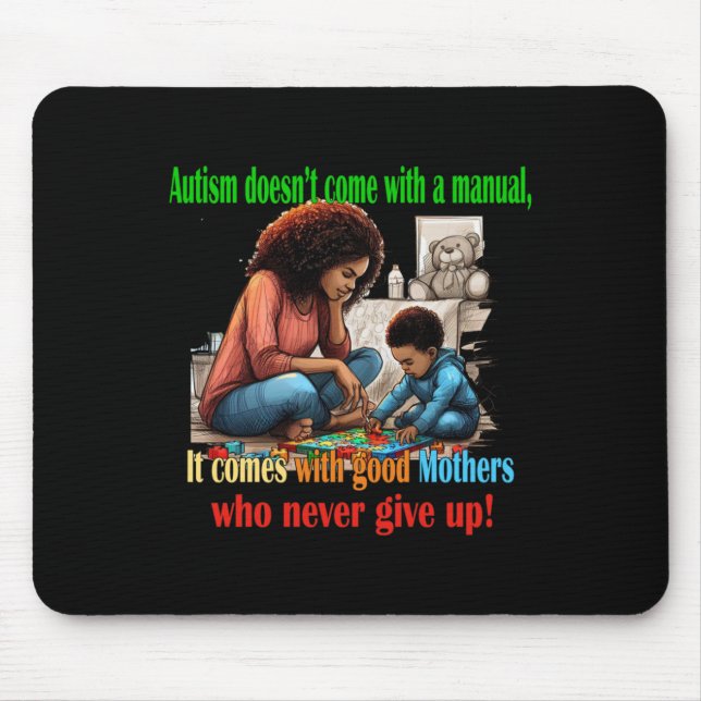 Autism Mum Sticker  Mouse Pad (Front)