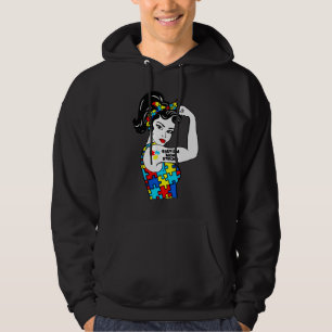 autism mum stron hoodie