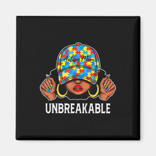 Autism Mum Unbreakable Autism Awareness Mum Mother Magnet