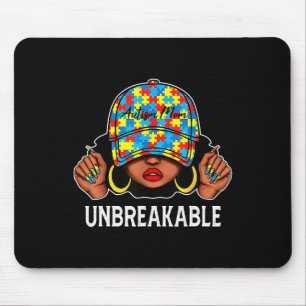 Autism Mum Unbreakable Autism Awareness Mum Mother Mouse Pad