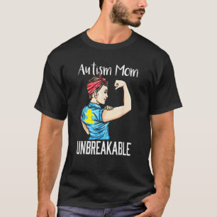 Autism Mum Unbreakable T- Autism Awareness Gift 1 T-Shirt