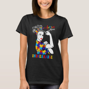 Autism Mum Unbreakable T Shirt Autism Awareness Gi