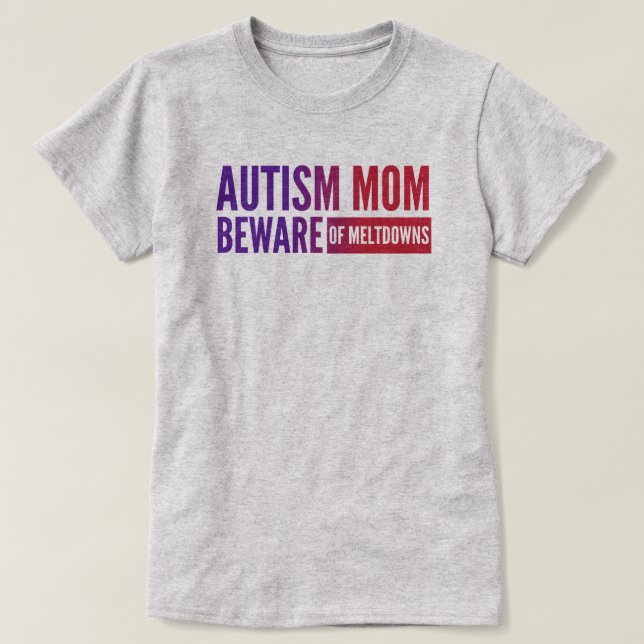 Autism Mum - Women's Basic T-Shirt (Design Front)