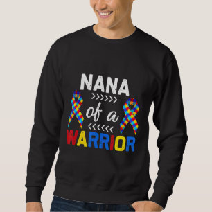 Autism-Nana Of A Warrior Autism Awareness Tee Kids