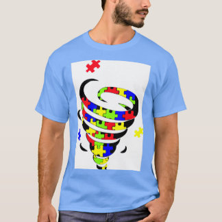 Autism Neck Gaiter Autism Tornado T-Shirt