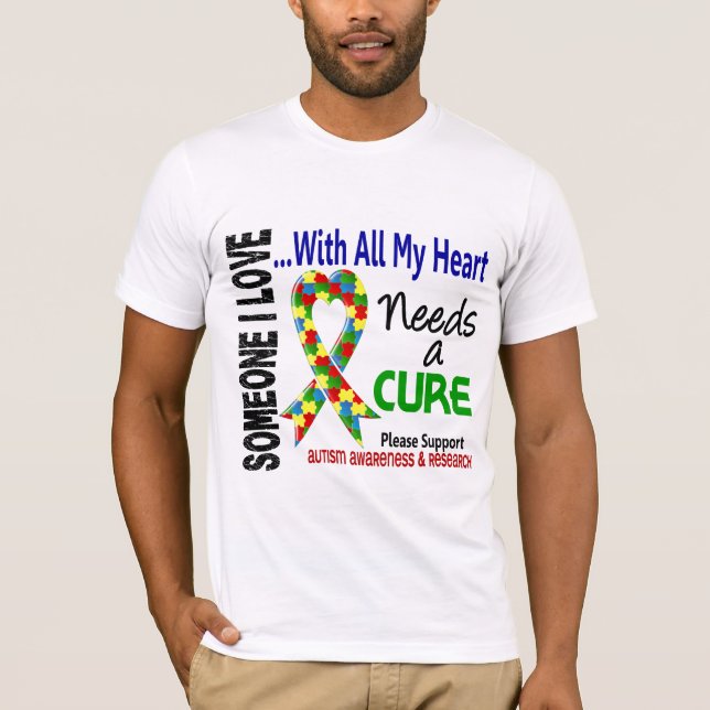 Autism Needs A Cure 3 T-Shirt (Front)