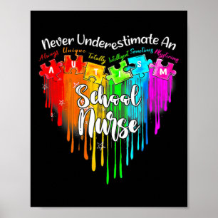 Autism Never Underestimate A School Nurse Autism A Poster