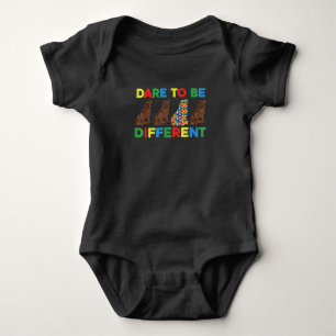 Autism Newfoundland Dog Dad And Dog Mum Baby Bodysuit