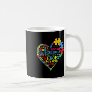 Autism Nonnie Raising Hero Mothers Day Autism Nonn Coffee Mug