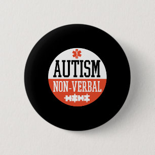 Autism Nonverbal Autism Awareness Badge Design 
