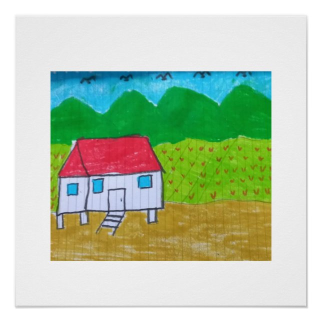 autism painting  poster (Front)