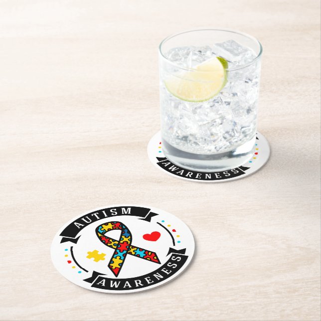 Autism Paper Coaster (Insitu)