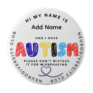 Autism Pin  ID Neurodiversity club