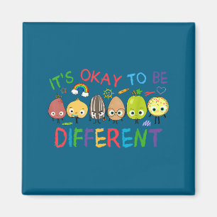 Autism positives quote to be different preepy magnet