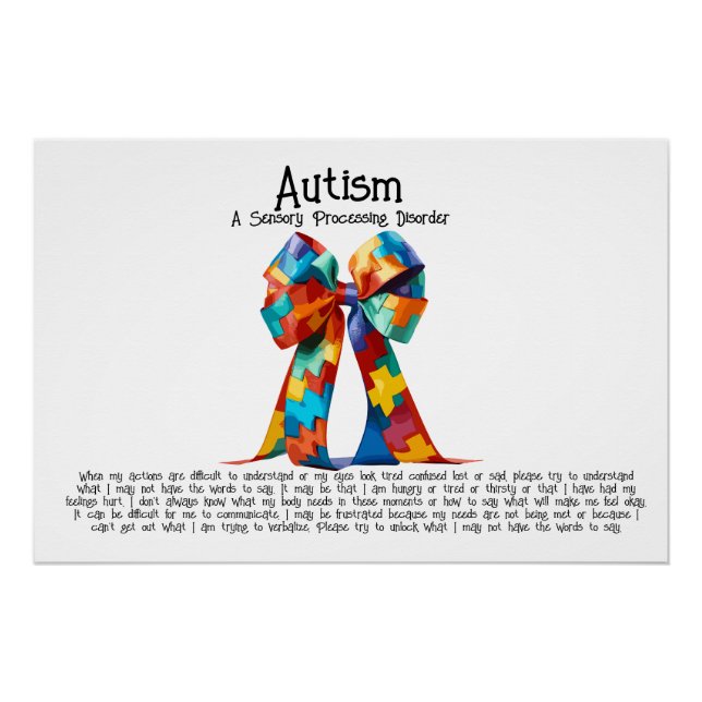 Autism Poster (Front)