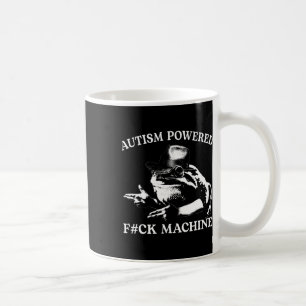 Autism Powered F#ck Machine Funny Meme Frog Autist Coffee Mug