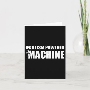 Autism Powered Fck Machine Card
