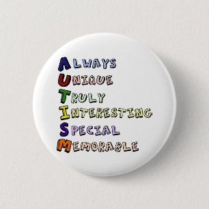 Autism Pride 6 Cm Round Badge