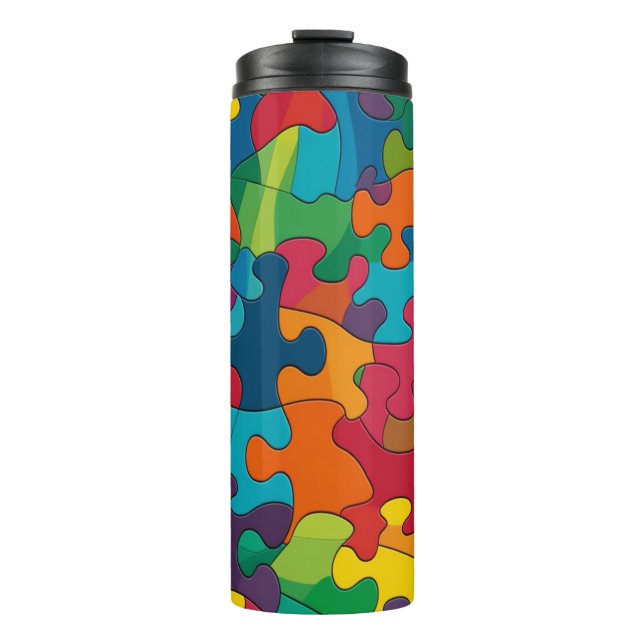 Autism Pride Thermal Tumbler (Front)