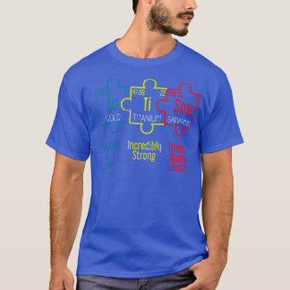 Autism Puzzle Piece Support Autism Awareness T-Shirt