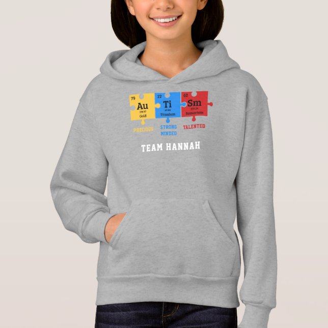 Autism Puzzle Science Geek Personalised Matching (Front)