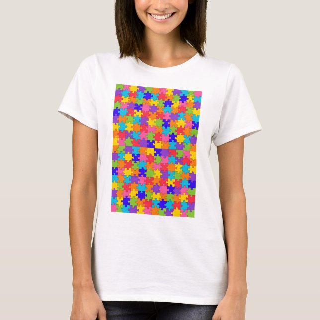 autism puzzle T-Shirt (Front)