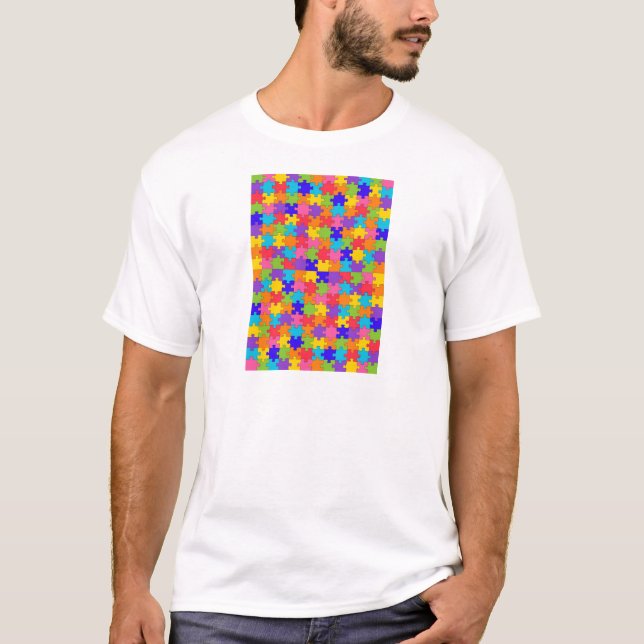 autism puzzle T-Shirt (Front)