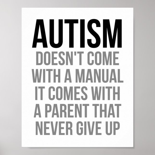Autism Quotes Poster (Front)