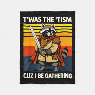 Autism racoon frog wizard meme t'was the 'tism fleece blanket